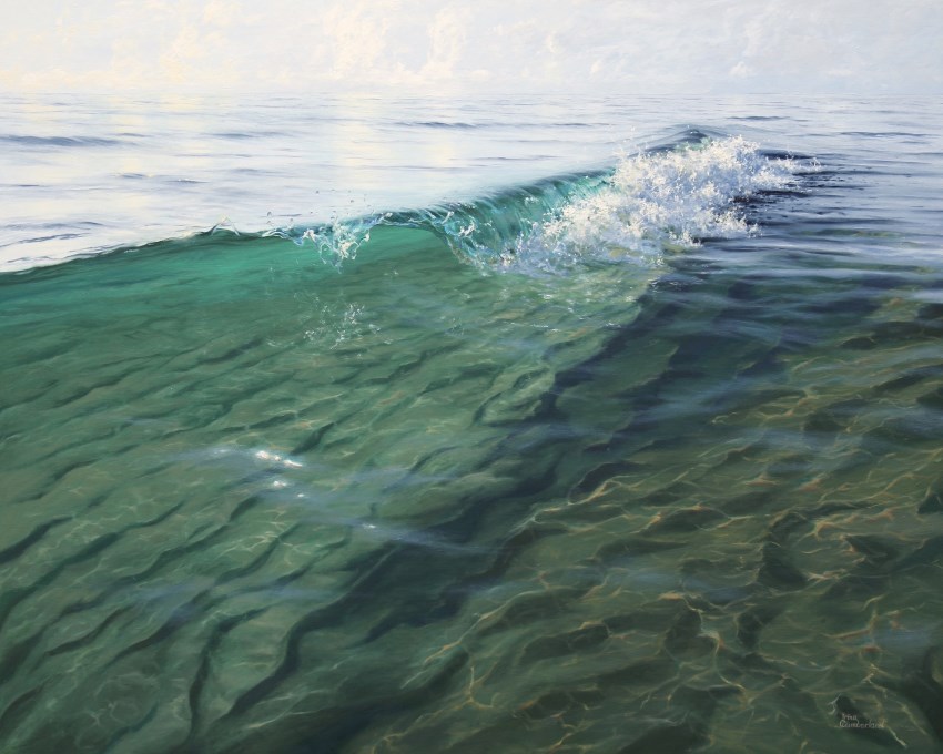 ציור גל באוקיינוס של אירינה קמברלנד