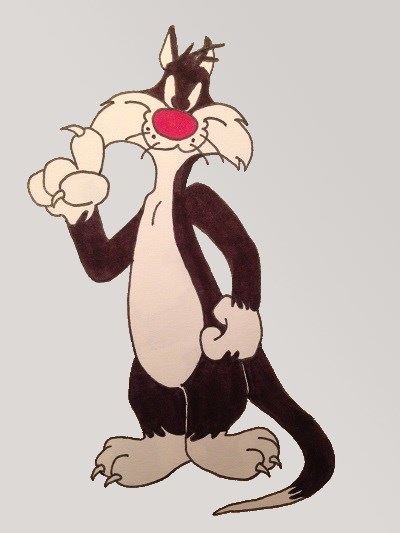 ציור קומיקס של סילבסטר החתול, דמויות לוני טונס