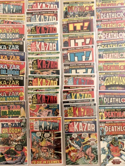 סדרה שלמה של חוברות קומיקס ישנות