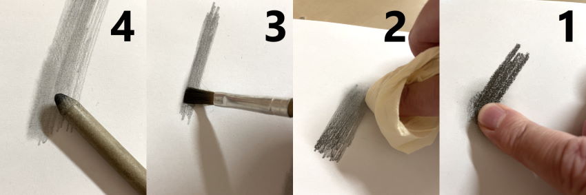 דוגמאות ליצירת שוליים רכים בציור