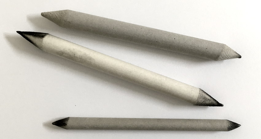 מפזרי פחם מנייר דחוס עבור ציור בעיפרון